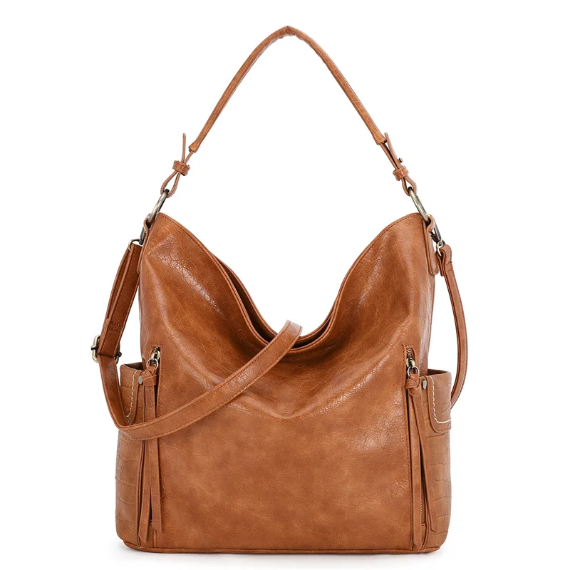 Женская сумка из ПУ кожи, с ручками и плечевым ремнём