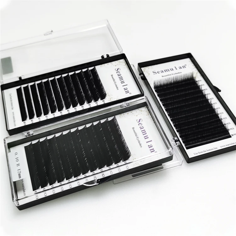 2022 New false eyelash factory ibeauty eyelashes lash extensions pre made color Fake eyelashes