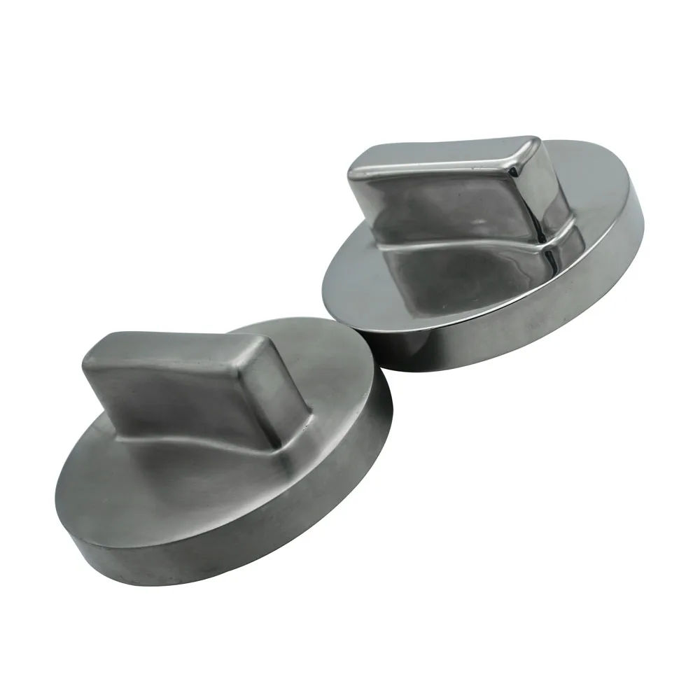 Тусклый полированный Уникальный поворотный переключатель ручка изготовленные на заказ Запчасти для газовой плиты из нержавеющей