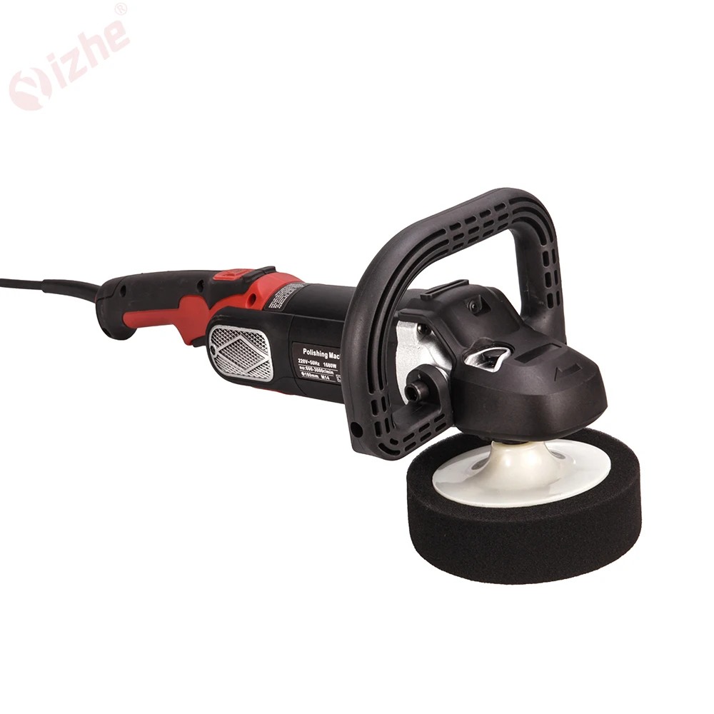2020 Rotary Car Polisher Professional Speed Control Custom 1680w 150mm 180mm Car Polisher Machine