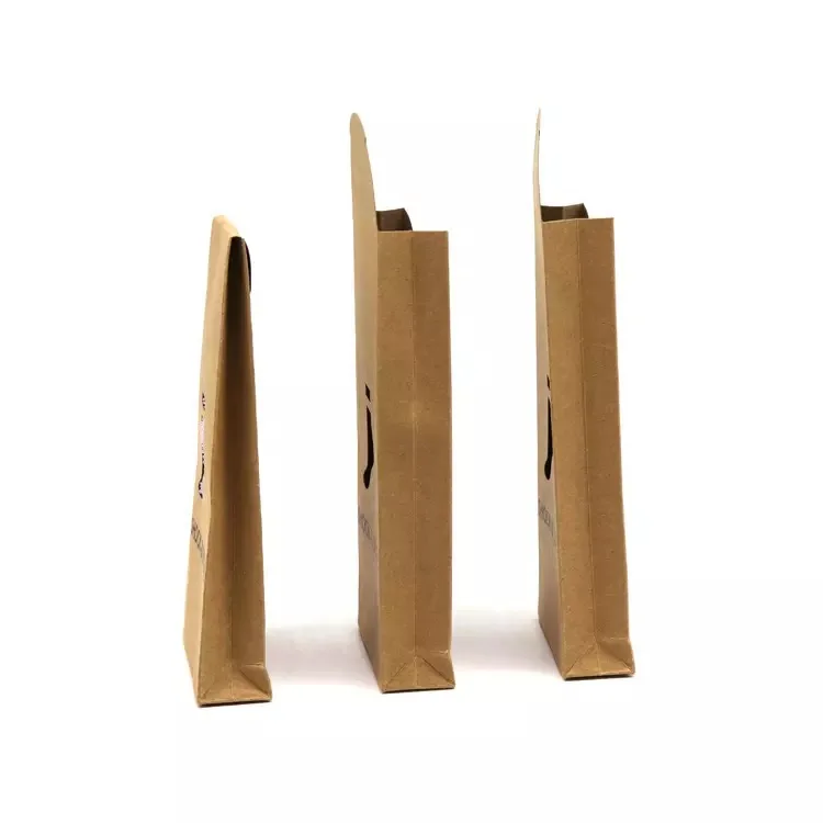 Biodegradable Mini Coin Packets Envelopes Packaging Kraft Paper Mailer Bag for Socks Underwear