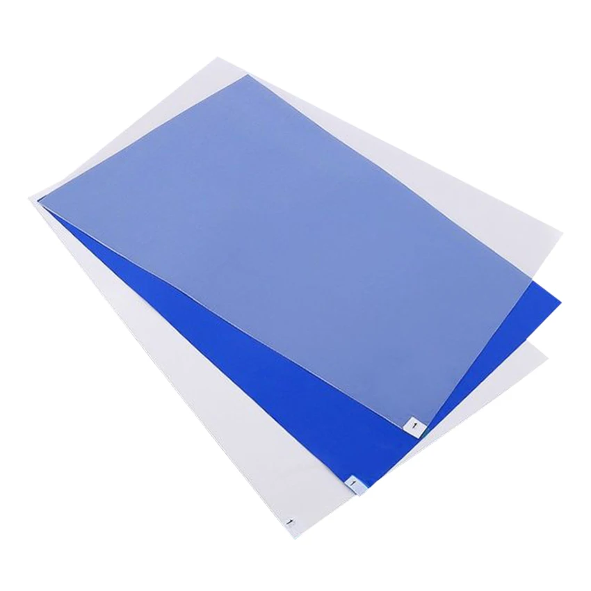 Blue PE 30 layers Esd Sticky Mat Adhesive Floor Mat Anti Slip Dust Remove Peelable Cleanroom Sticky Mat
