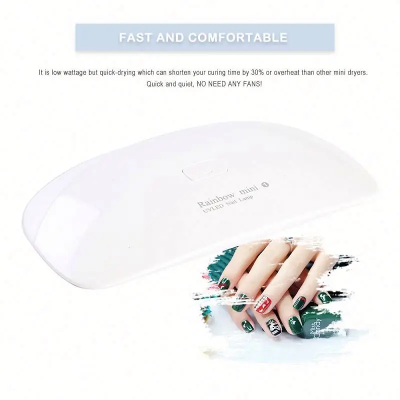 Wireless Nail Lamp Battery Dual UV Led 36W Double Hands Cordless 64W Mouse Mini Phototherapy Machine Dryers Light