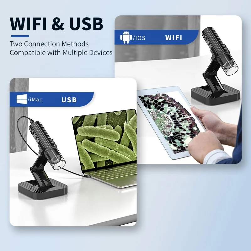 W1-A Wireless Digital Microscope 50X-1000X 1080P Handheld Portable Mini WiFi USB Microscope Camera microscopes