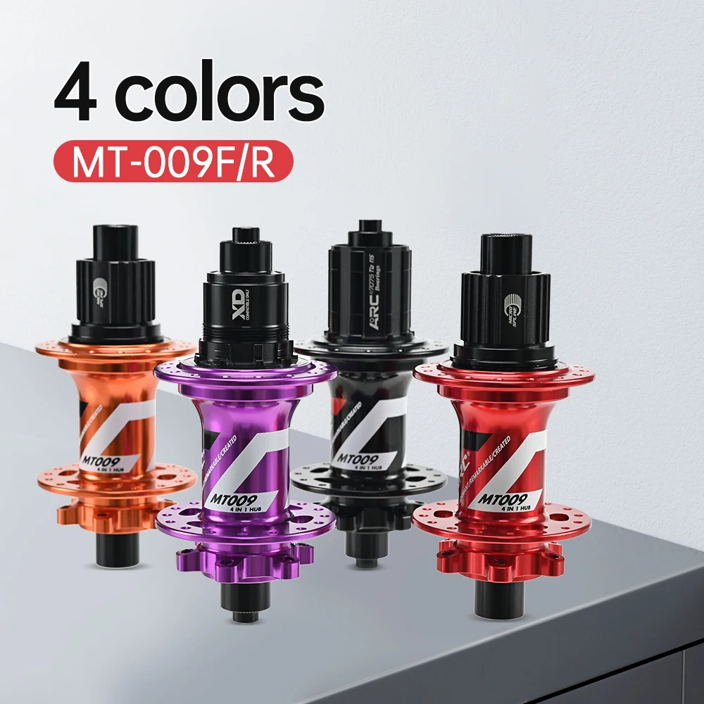 ARC Mountain Bike Hub MT009F/R 6 bearing 28/32/36 Holes 6 Pawls 3 Teeth 114Clicks XD/MS 12 Speeds Bicycle hubs