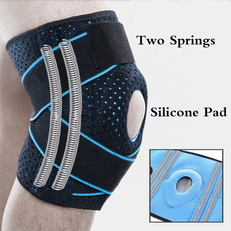 Gym Sports Safety Durable Non- Slip Protective Knitted Elastic Breathable Knee Pads