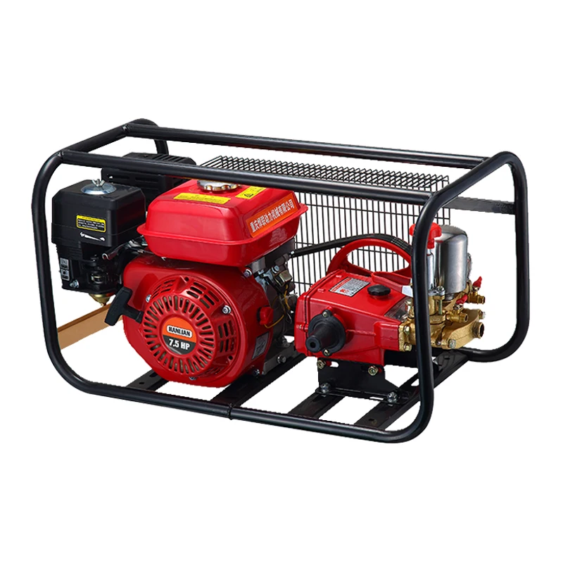 Agriculture gasoline high pressure power pump sprayer with engine