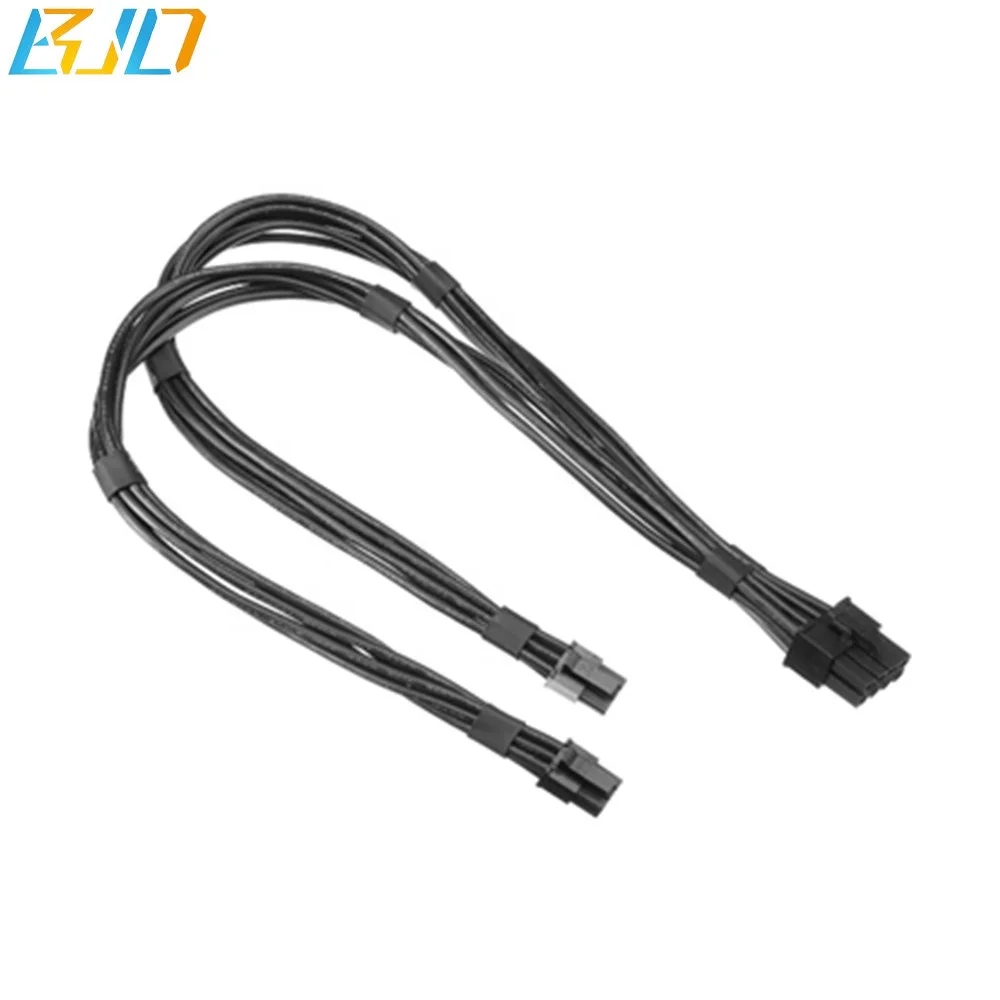 16AWG двойной мини 6Pin на PCI-E 8Pin питающий кабель для Apple G5 / Mac Pro GTX1080 графическая видеокарта 37 см