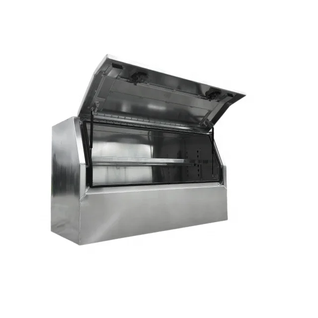 Waterproof Aluminum Plate Toolbox Side Open Tool Box Truck/Trailer bed