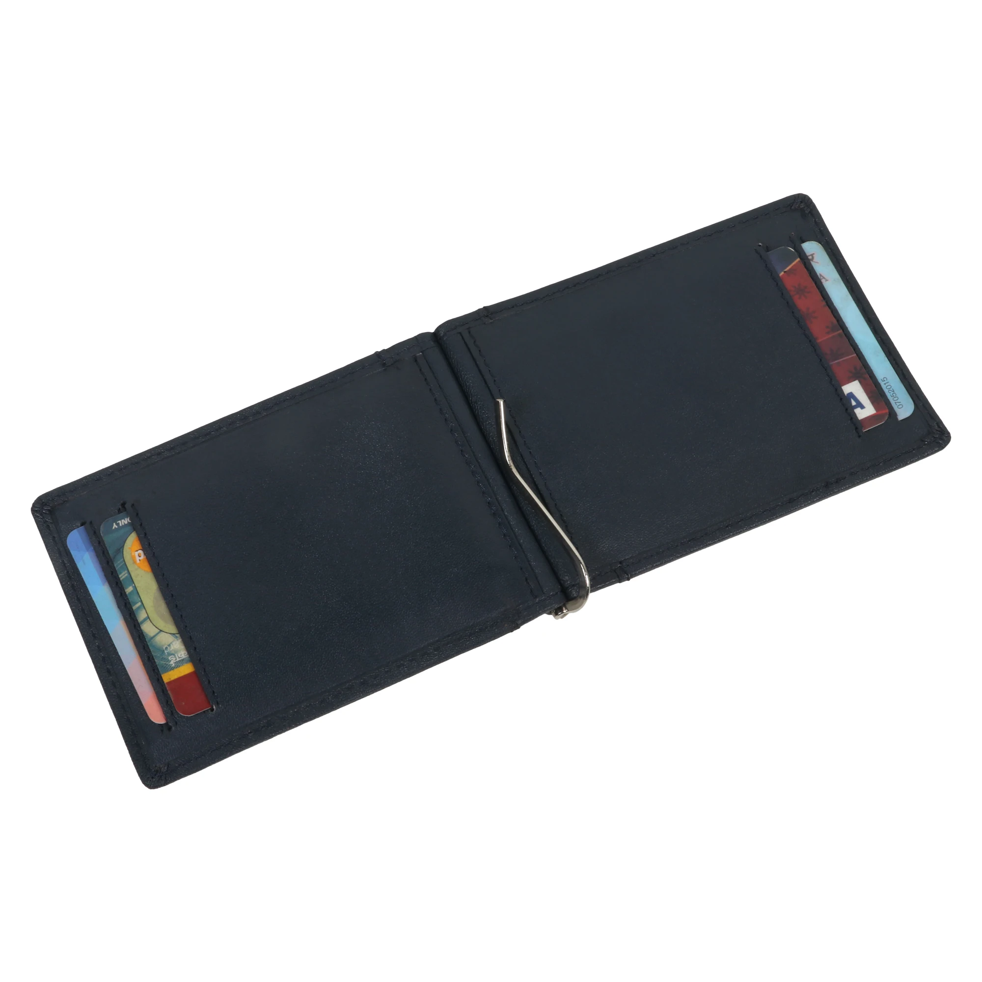 
100% genuine Leather Money Clip Wallets 