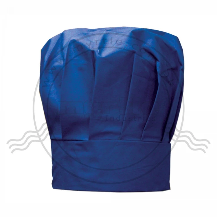 
Poly Cotton Standard Size Chef Hat Caps for Wholesalers - Hotel Uniform 