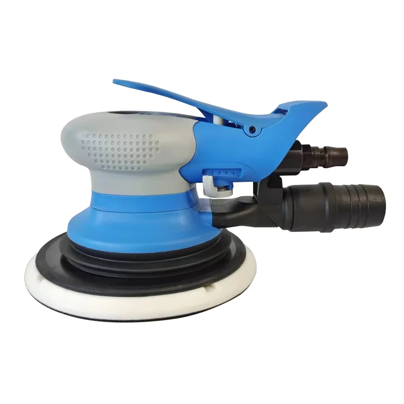 Pneumatic Dry Grinder 6 Inch 17 Hole PANDAS Sandpaper Machine Sander Head Disc Car Polishing Rust Removal 12000 RPM