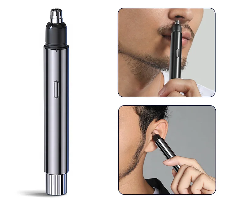 Лидер продаж, новейший стиль, Мужской Электрический триммер для носа и ушей, бритва для удаления волос в носу