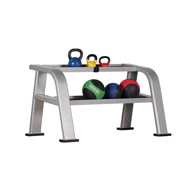 High Quality OEM/ODM 2 Layers Gym Kettle Bell Rack Storage Kettlebell Holder For Gym/Office/Home