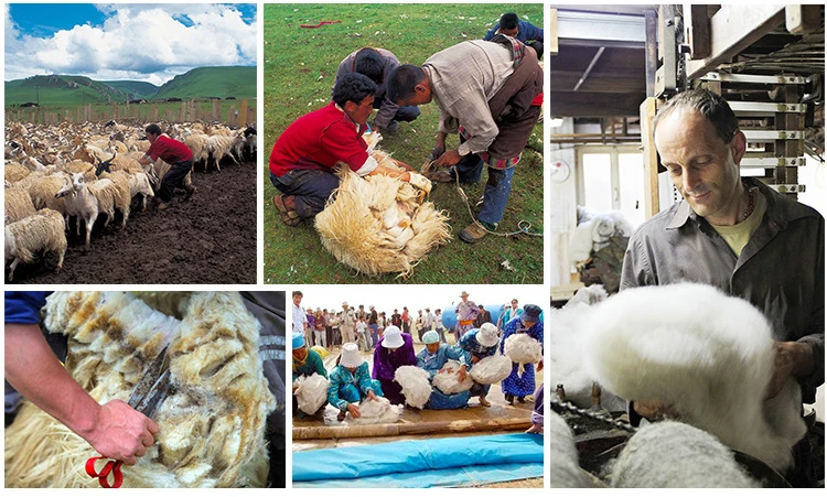 Mongolian yurt cold insulation wool felt rainproof tent felt 5mm, 8mm wide wool felt can be customized