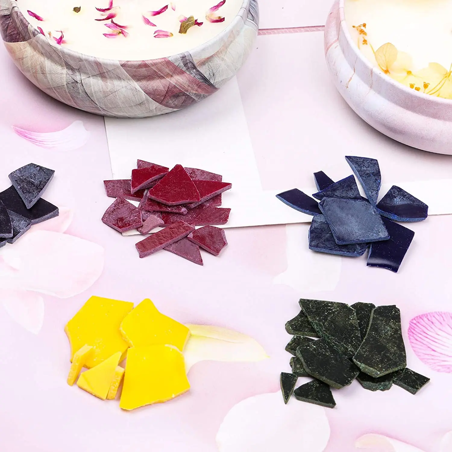 26 Packs Soy Wax Candle Dyes DIY Wax Dye Flakes Color Chips Safe and Natural Soy Candle Making Dye  for Candle Making Supplies