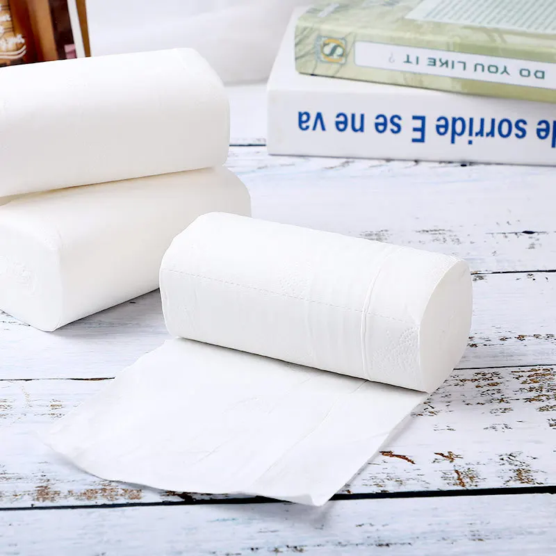 Туалетная бумага без сердечника, 14 рулонов туалетной бумаги из необработанной древесной целлюлозы