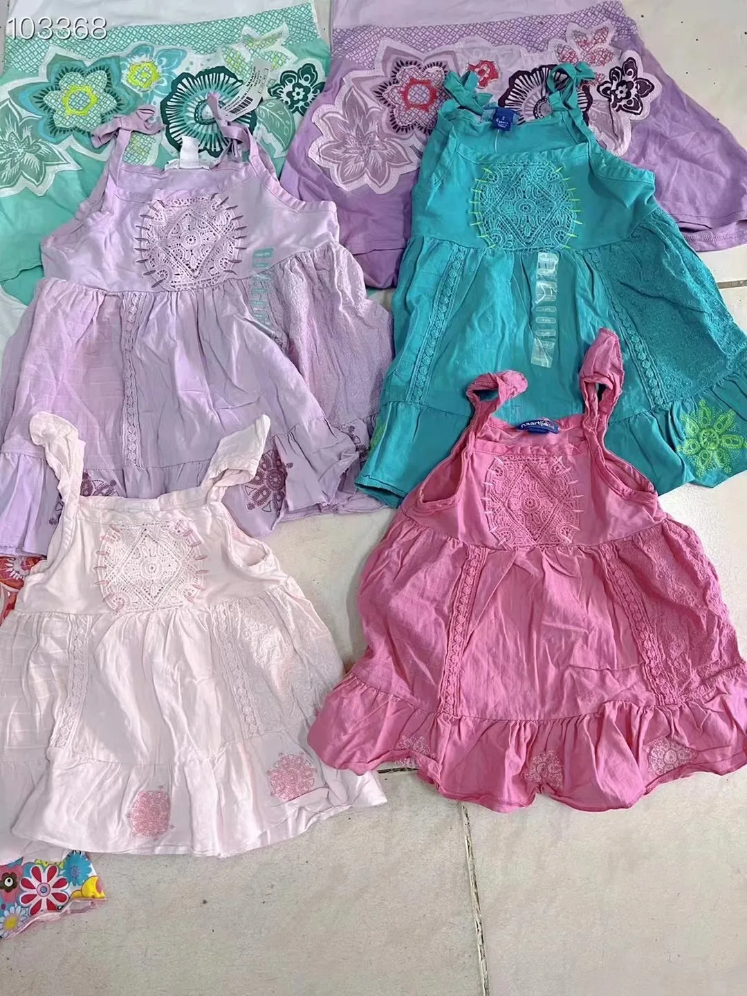 Apparel Stock Branded Clearance Stock overruns Baby Dress