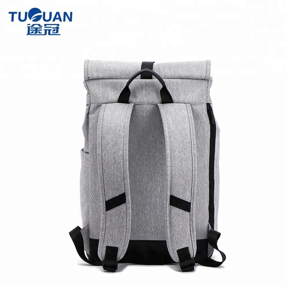 
Guangzhou Backpack Manufacturer Wholesale Men Fabric Backpack School Bag 