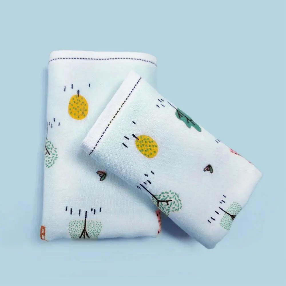 New Style Organic Cotton Baby Towel Gauze Super Soft Baby Bath Towel Super Absorbent Infant Towel