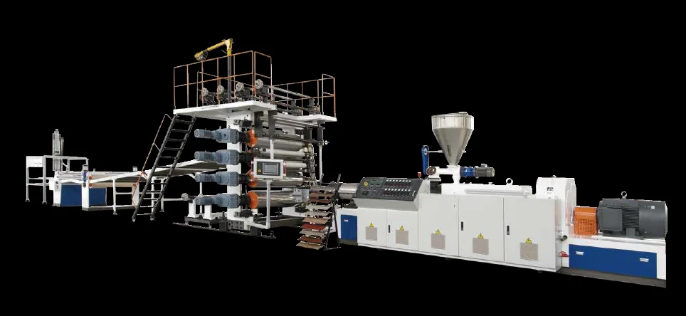 PVC Calcium-plastic Environmental Floor Extrusion Line