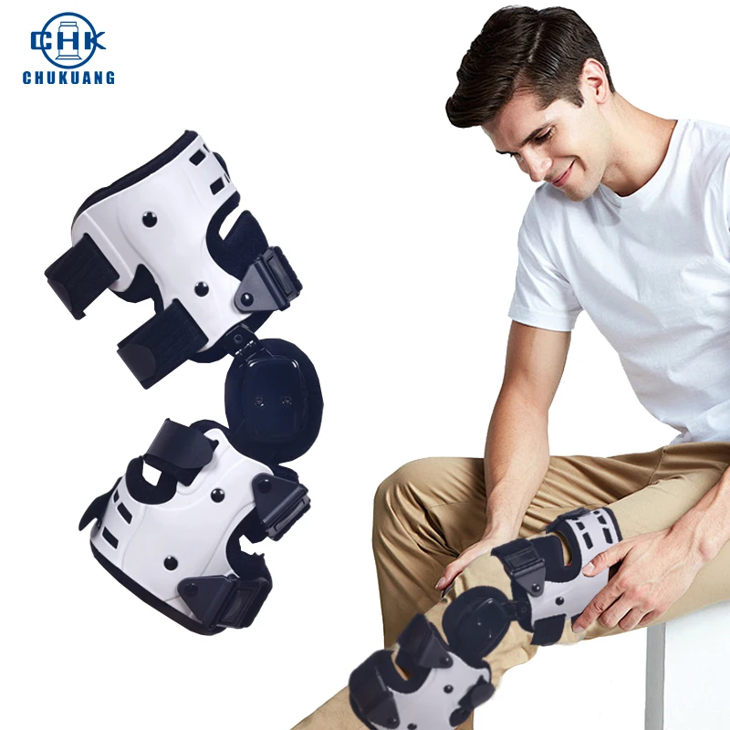 CHK-KN-003 Medical Hinged Knee Support Adjustable Orthopedic ROM Knee Brace For Healing Osteoarthritis and ACL MCL OA knee
