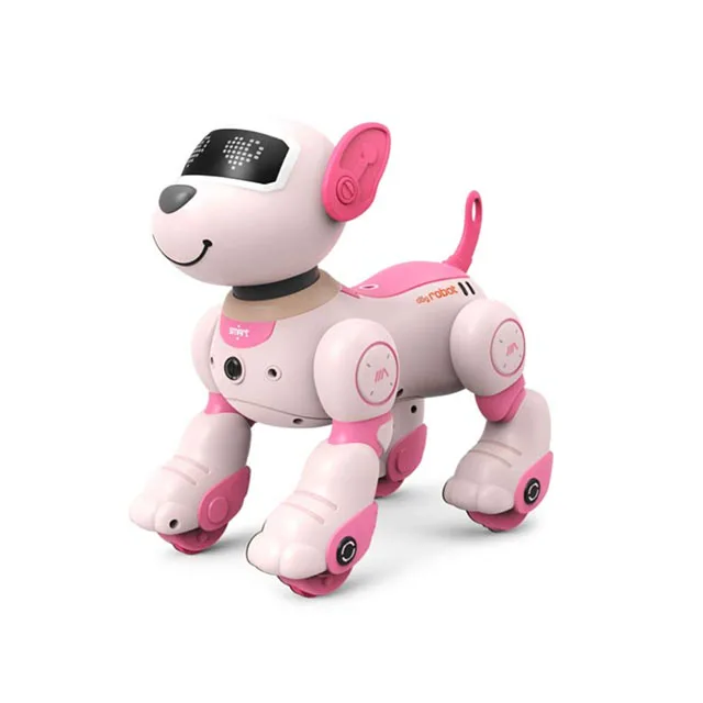 2.4G Rc Robot Dog with Interactive Touch Sensors Toy Robots Technology Intelligent Puppy Toy for Kids