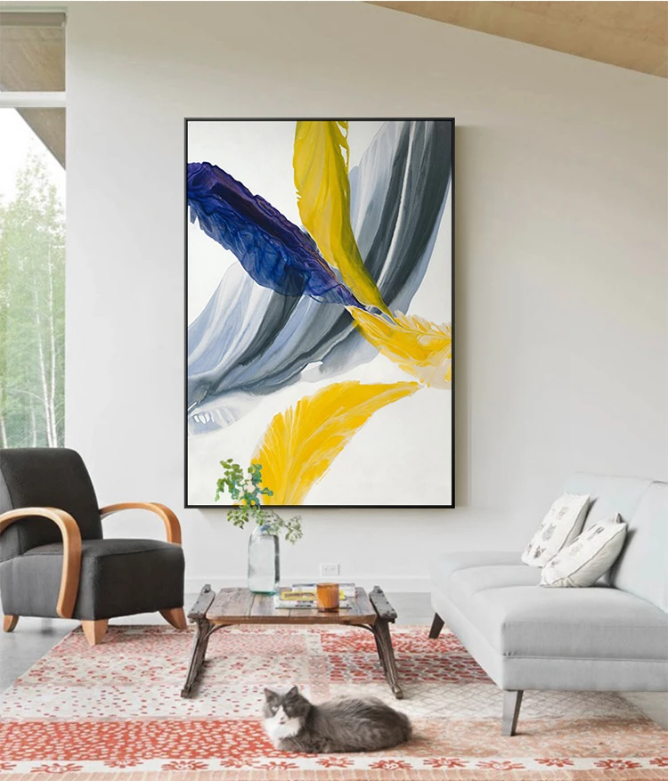 China Factory Wholesale Custom Hd Prints Picture Poster Modern OEM Framed Art Prints Abstract Wall Painting Wall Arts For Hotels