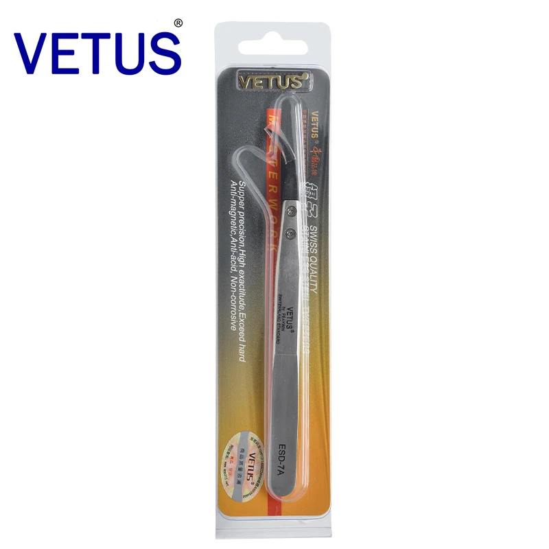 ESD Tweezers for Eyelash Extension/ESD-7A Antistatic tweezer/ Anti-Static Plastic Tweezers for Electronics