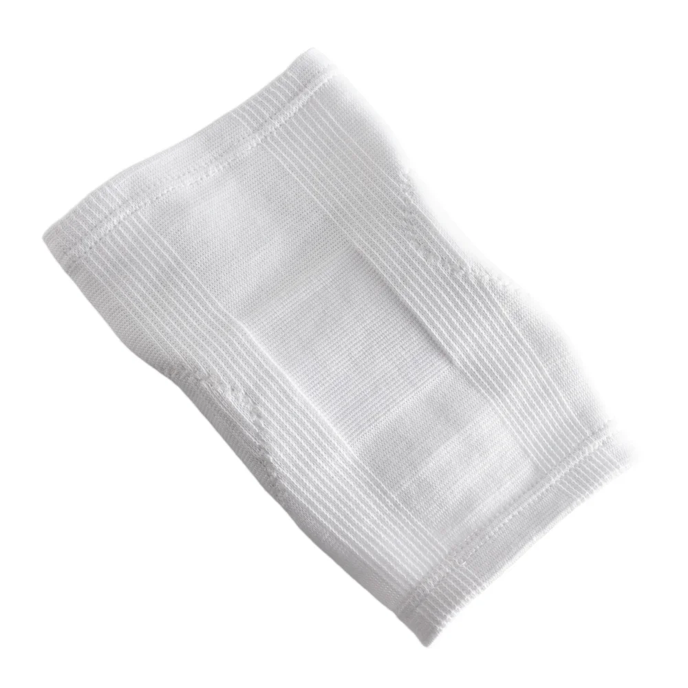 Hot selling black white custom color compression soft breathable stretch volleyball knee pad support