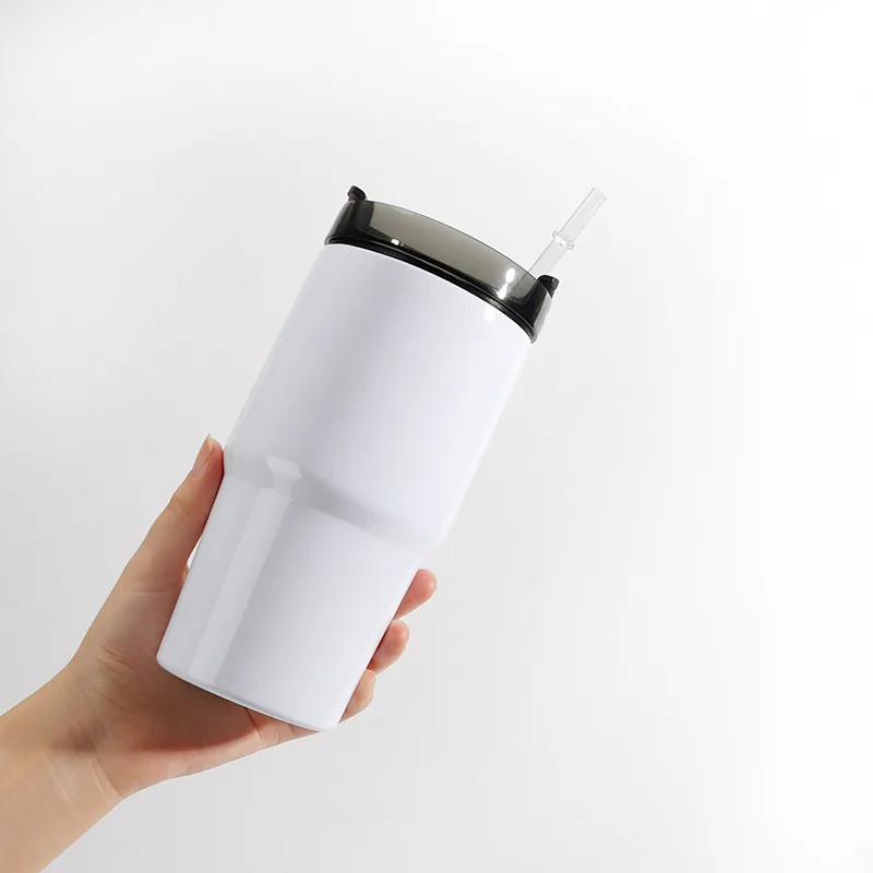 Lancoda 20oz сублимационные белые автомобильные стаканы кружки для