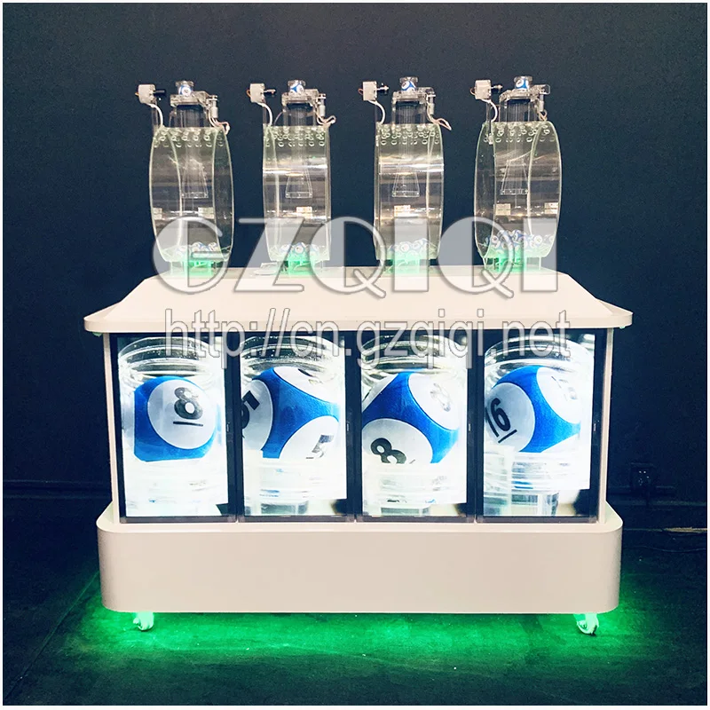 
Muilty cylinder lotto machine with screens 