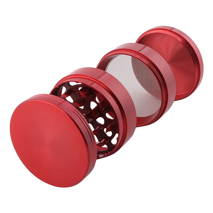 55mm Grinder Zinc Alloy Metal Herbal Magnetic Smoke Grinders