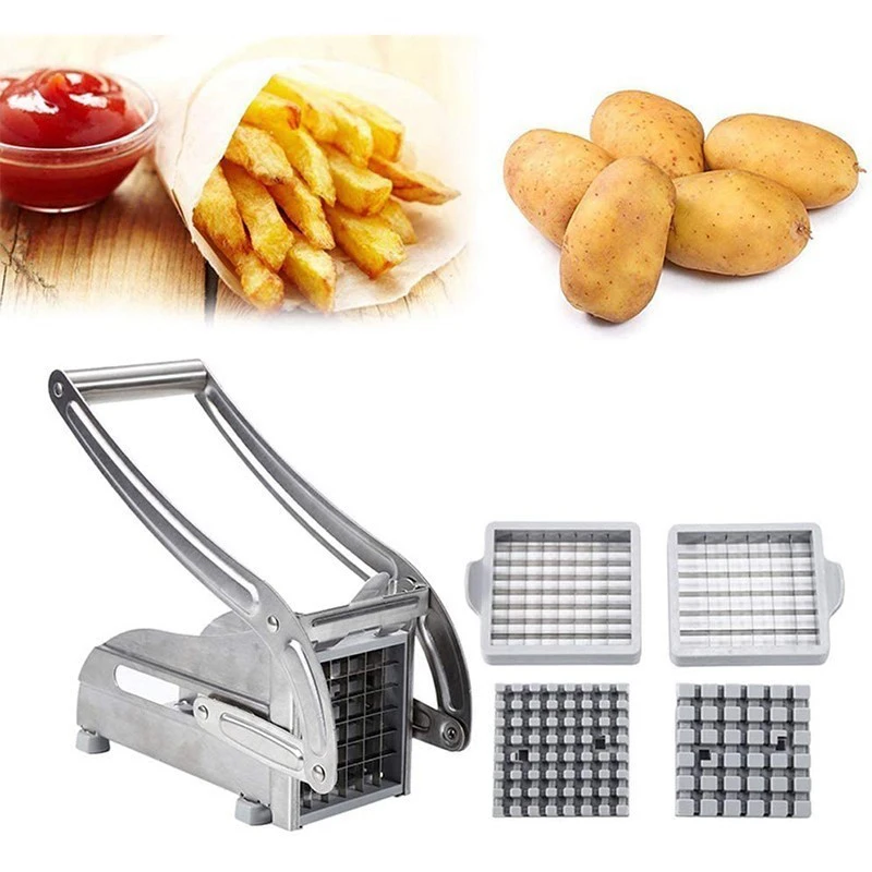 XHL SUB Stainless Steel Bean & Vegetable Slicer Household Pressure Type Potato Slicer