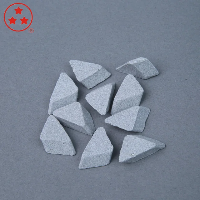 Angle Cut Triangle Tumbling Polishing Stone of Ceramic Media