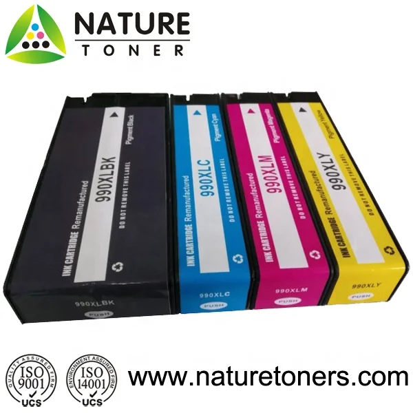 Compatible ink cartridge 990X, 991X, 992X, 993X for HP PageWide Pro MFP 777 etc printer
