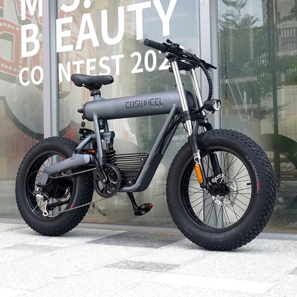 Китай оптовая цена складной Электронный велосипед 48 В 1000 Вт 1500 20 дюймов Пляжный круизер 50 км/ч