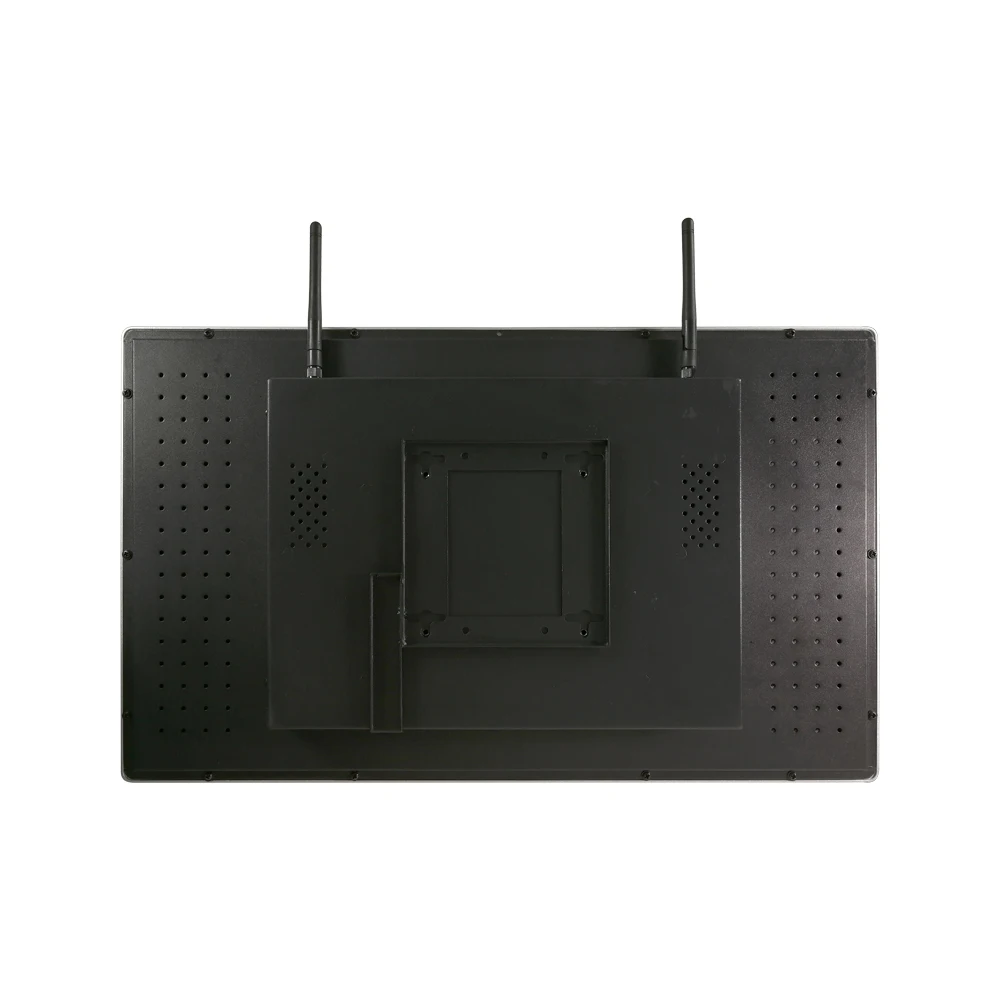 wall mounted 18.5 inch all in one touch computer pc I3 speaker wifi rj45 advertising player