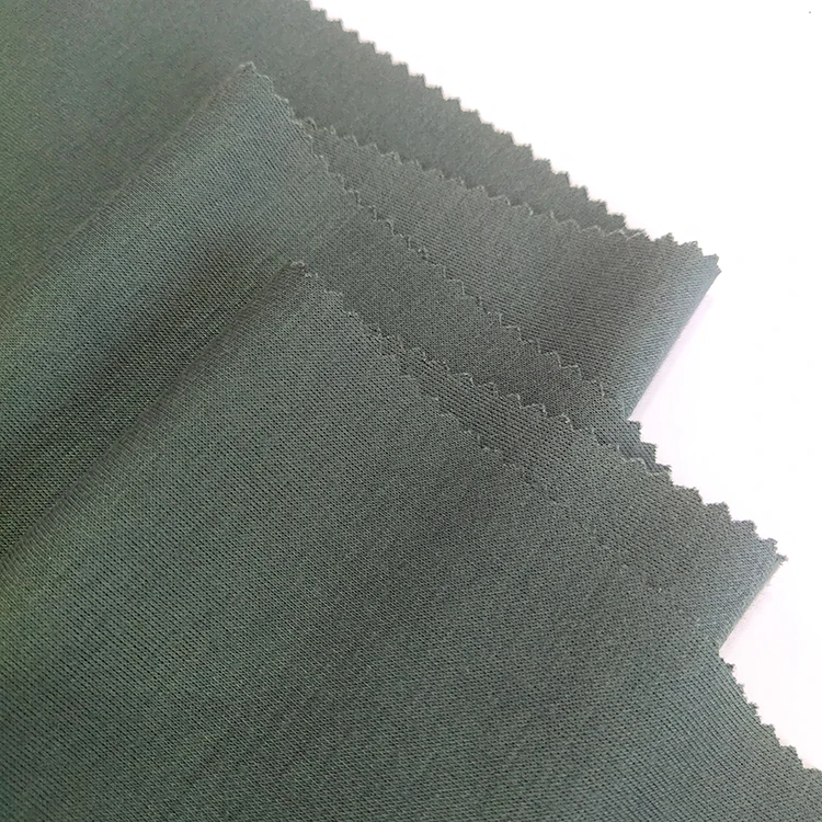 
Thick interlock fabric plain dyed 100% polyester knit interlock fabric for pants and suits 
