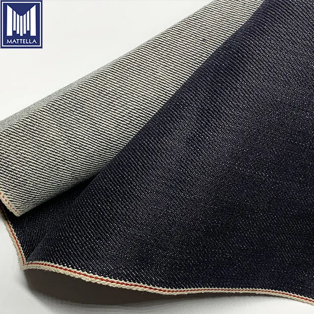 22oz indigo made from Japanese selvedge raw denim little to no shrinkage for classic Type jacket