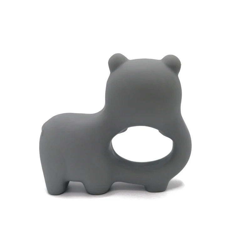 Green Pollution-free Customizable Rubber Hippo Degradable Molar Natural Latex Toys