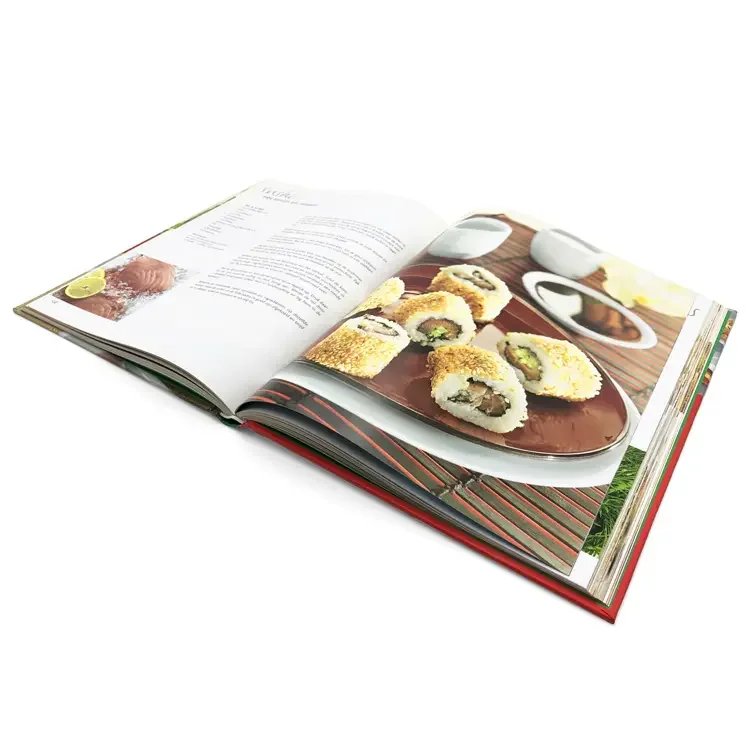 Professional Manufacturer Cook Book home decor flexography Print Custom Book Printing Hardcover Hard Cover print book