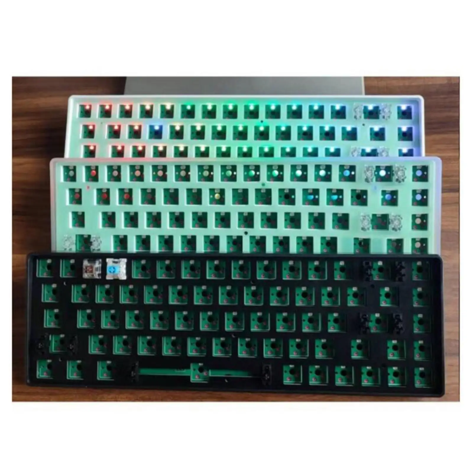 Factory Customized GK S68 68 Keys Mechanical Keyboard Hot Swap RGB LED Light Wired DIY Kit