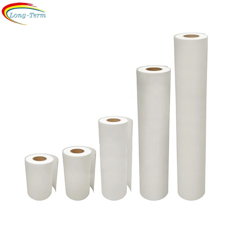 On- time Delivery 50g 70g 90g 100g sublimation paper roll for heat printing  transfer paper wholesale sublimation paper