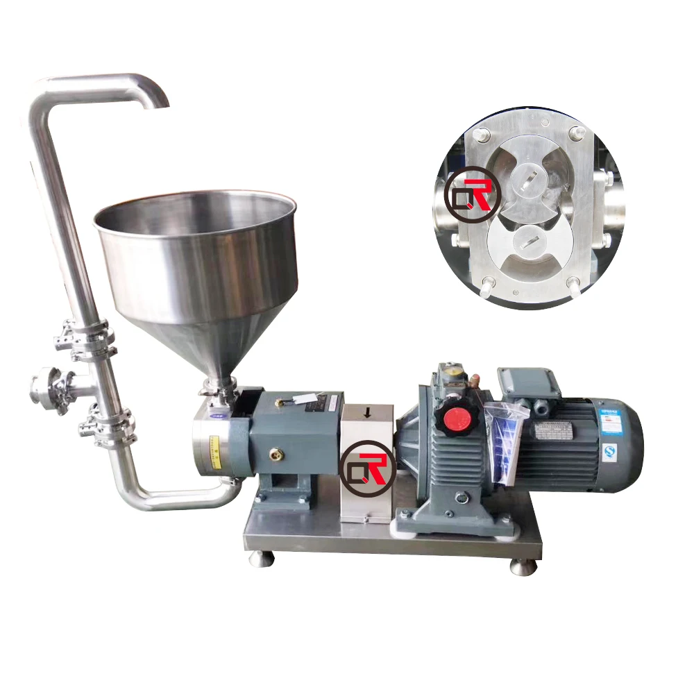 1.5KW AISI316 Hygienic High Viscosity Shampoo Honey Chocolate Lobe Pump With Frequency Control Box