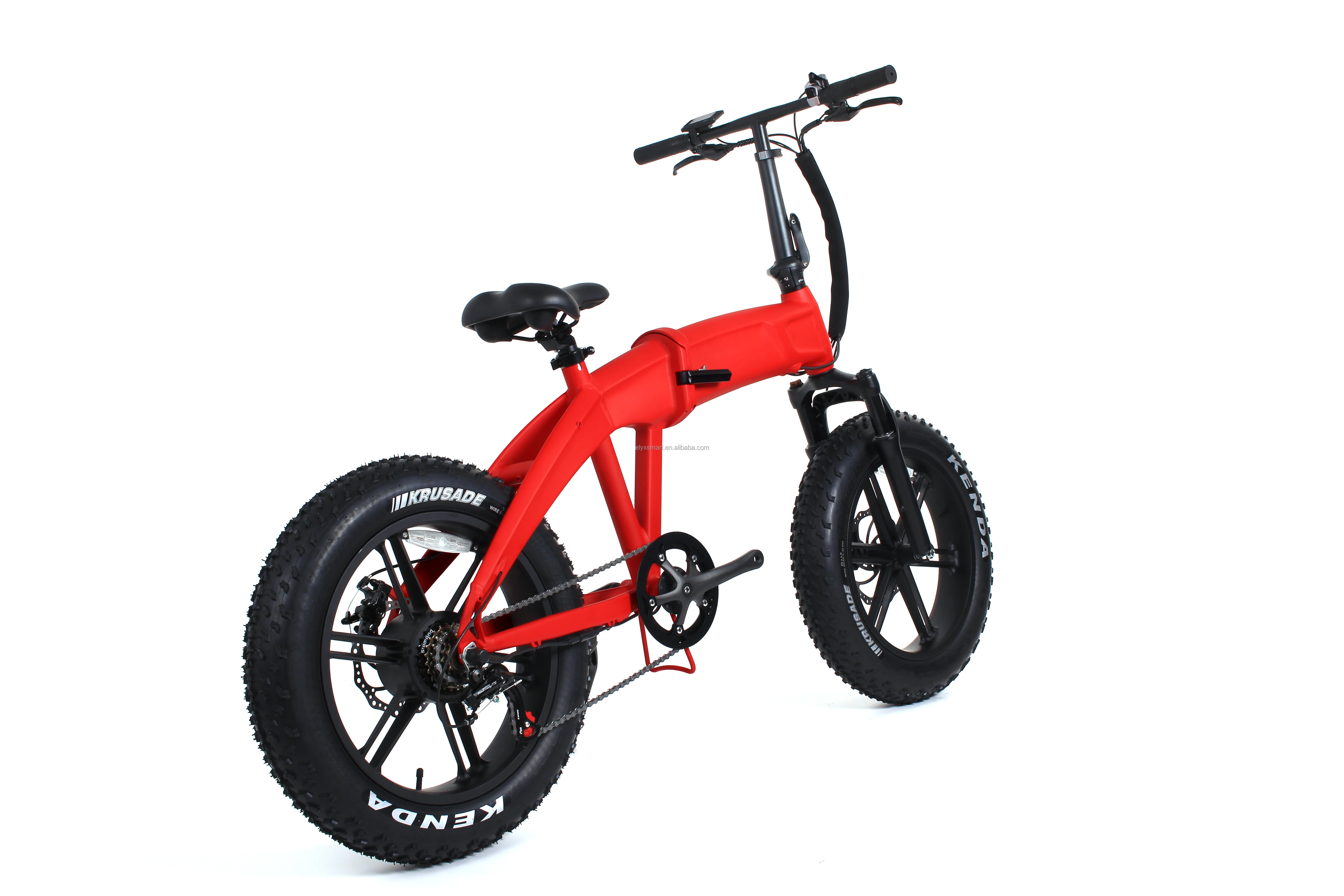 Rocket OEM Factory Wholesale 500W 750W 1000W Mini Elektrische Fiets Adults 20Inch Fat Tire Folding Bike
