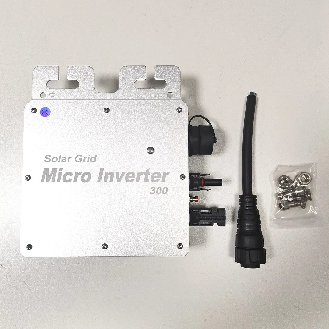Micro inverter 300W 18V  ~ 50V Solar System On Grid Smart Mppt Diy gtb Micro inverter Stand by WIFI Mobile APP communication