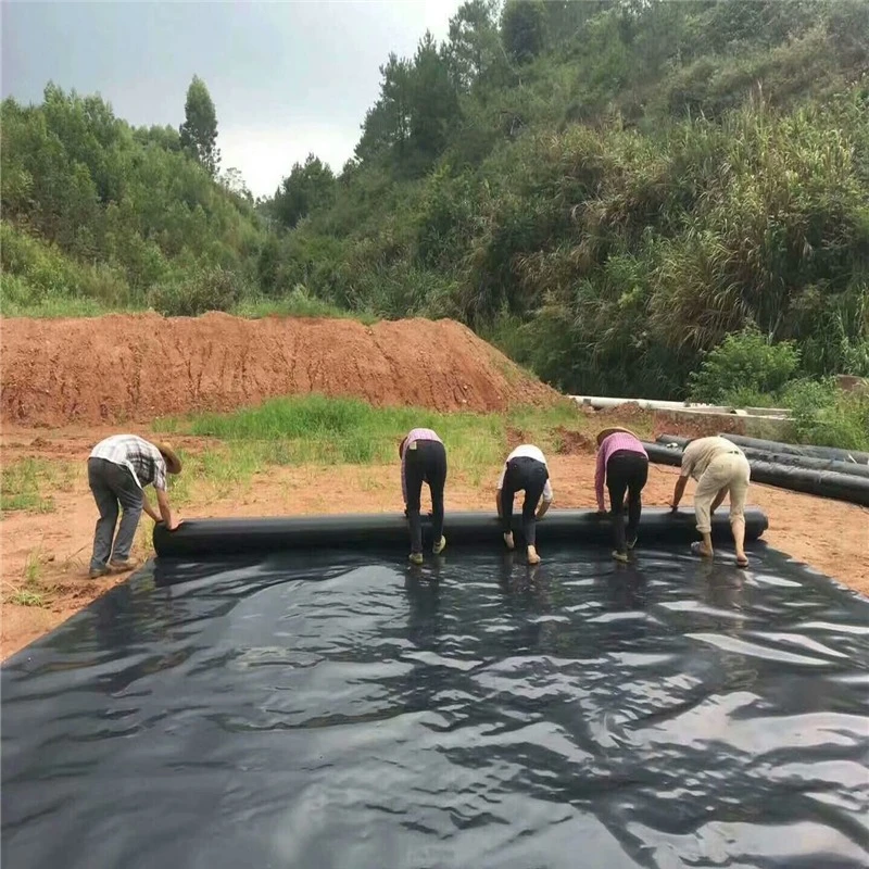 High density polyethylene smooth textured PVC geomembrane for industrial