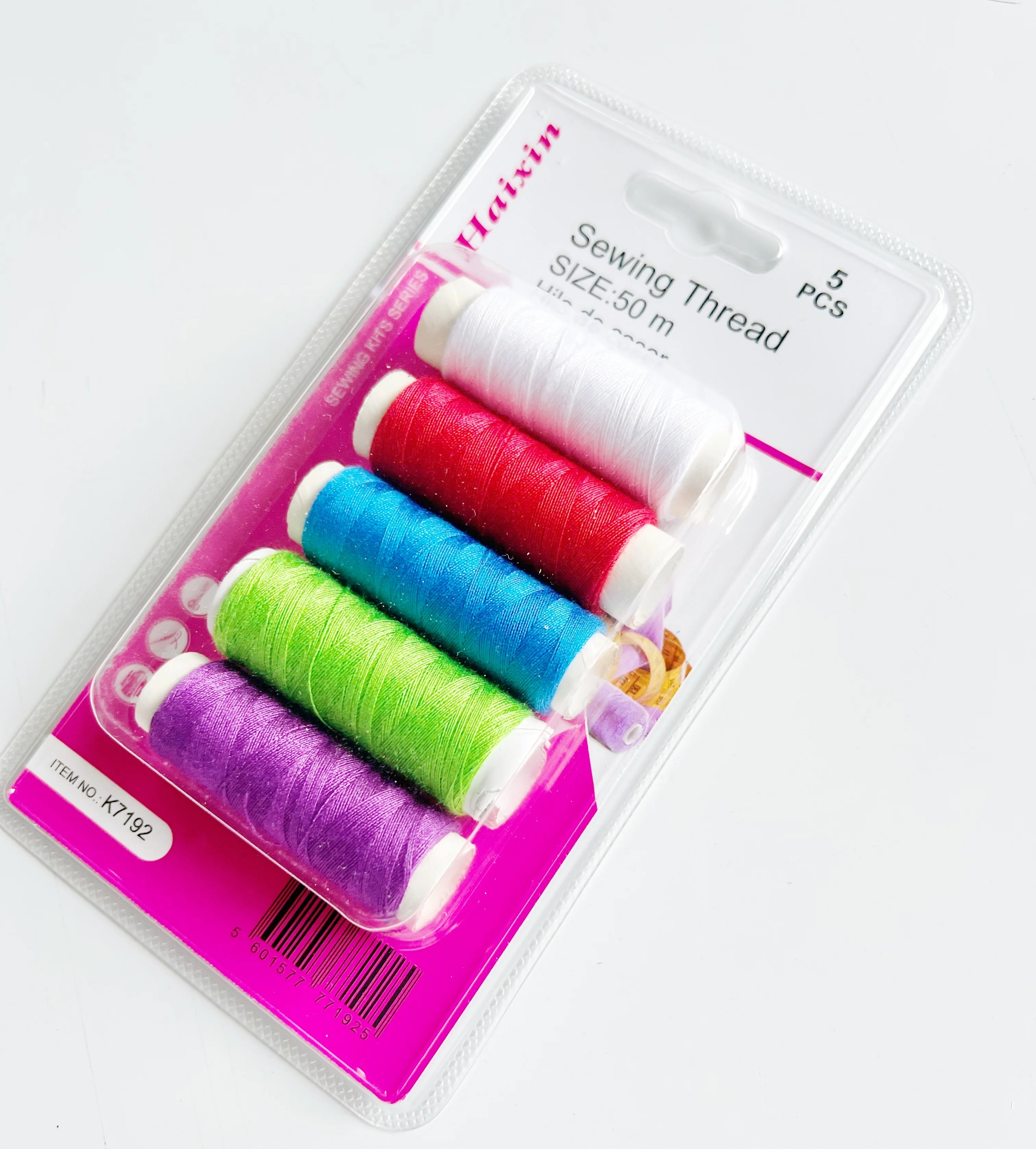 Different Colors Household Sewing Thread Kit Set in Blister Card