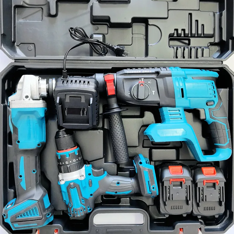 Big Tree Manufacturers Suppliers Brushless Electrical Equipment Combo Hand Power Tool Kit Set  Electric Machine Set Tool Kits